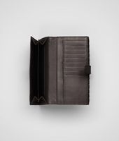 Bottega Veneta® Nero Intrecciato Nappa Continental Wallet Bottega Veneta® Nero Intrecciato Nappa Continental Wallet