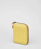 Bottega Veneta® Ebano Intrecciato Nappa Coin Purse Bottega Veneta® Ebano Intrecciato Nappa Coin Purse