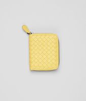 Bottega Veneta® Ebano Intrecciato Nappa Coin Purse Bottega Veneta® Ebano Intrecciato Nappa Coin Purse