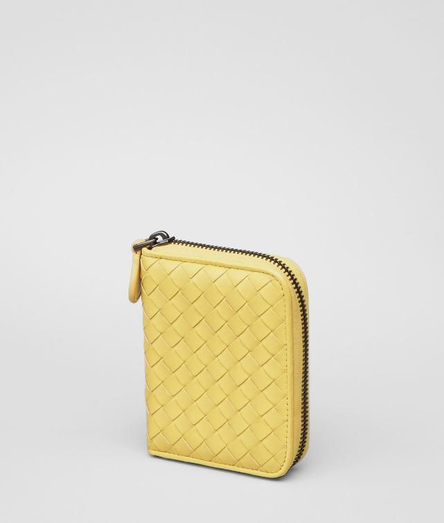 BOTTEGA VENETA Ebano Intrecciato Nappa Coin Purse Mini Wallet or Coin Purse D fp