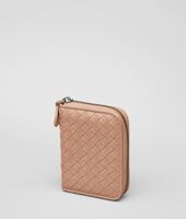Bottega Veneta® Ebano Intrecciato Nappa Coin Purse Bottega Veneta® Ebano Intrecciato Nappa Coin Purse