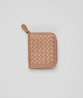 Bottega Veneta® Ebano Intrecciato Nappa Coin Purse Bottega Veneta® Ebano Intrecciato Nappa Coin Purse