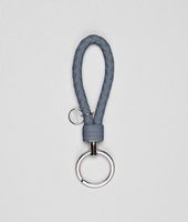 Bottega Veneta® Ebano Intrecciato Nappa Key Ring Bottega Veneta® Ebano Intrecciato Nappa Key Ring