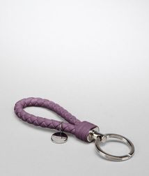 Key RingSmall Leather GoodsLeatherBlack Bottega Veneta®