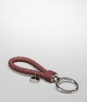 Bottega Veneta® Ebano Intrecciato Nappa Key Ring Bottega Veneta® Ebano Intrecciato Nappa Key Ring