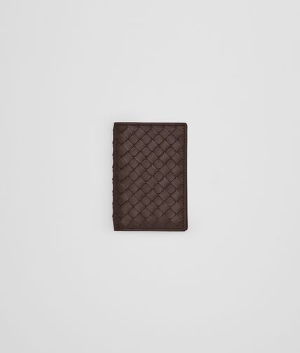 BOTTEGA VENETA - Ebano Intrecciato VN Card Case