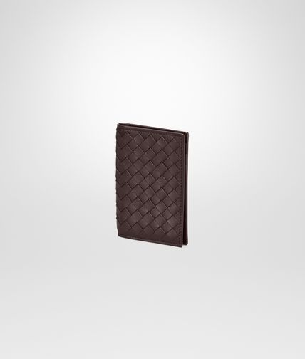 BOTTEGA VENETA - Ebano Intrecciato VN Card Case
