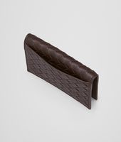 Bottega Veneta® Ebano Intrecciato VN Card Case Bottega Veneta® Ebano Intrecciato VN Card Case