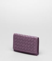 Bottega Veneta® Nero Intrecciato Nappa Card Case Bottega Veneta® Nero Intrecciato Nappa Card Case