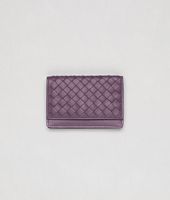 Bottega Veneta® Nero Intrecciato Nappa Card Case Bottega Veneta® Nero Intrecciato Nappa Card Case