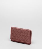 Bottega Veneta® Nero Intrecciato Nappa Card Case Bottega Veneta® Nero Intrecciato Nappa Card Case