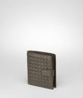 Bottega Veneta® Nero Intrecciato Nappa French Flap Wallet Bottega Veneta® Nero Intrecciato Nappa French Flap Wallet