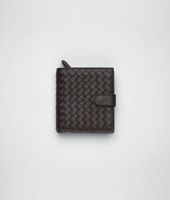 Bottega Veneta® Nero Intrecciato Nappa French Flap Wallet Bottega Veneta® Nero Intrecciato Nappa French Flap Wallet