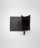 Bottega Veneta® Nero Intrecciato Nappa French Flap Wallet Bottega Veneta® Nero Intrecciato Nappa French Flap Wallet