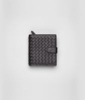 Bottega Veneta® Nero Intrecciato Nappa French Flap Wallet Bottega Veneta® Nero Intrecciato Nappa French Flap Wallet