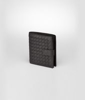 Bottega Veneta® Nero Intrecciato Nappa French Flap Wallet Bottega Veneta® Nero Intrecciato Nappa French Flap Wallet