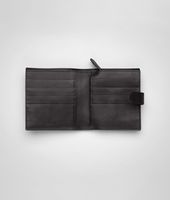 Bottega Veneta® Nero Intrecciato Nappa French Flap Wallet Bottega Veneta® Nero Intrecciato Nappa French Flap Wallet