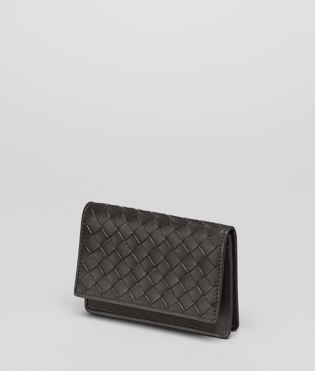 BOTTEGA VENETA CARD CASE IN NERO INTRECCIATO VN Card Case or Coin Purse U fp