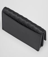Bottega Veneta® Visitenkartenetui aus VN-Leder Intrecciato in Nero Bottega Veneta® Visitenkartenetui aus VN-Leder Intrecciato in Nero