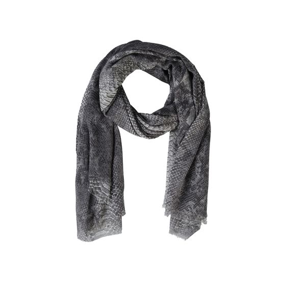 Stella McCartney, Python print silk Mix scarf 