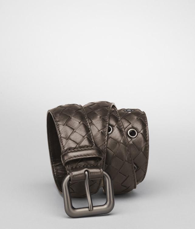 BOTTEGA VENETA Nero Intrecciato Nappa Belt Belt D fp