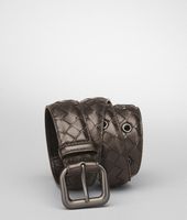 Bottega Veneta® Nero Intrecciato Nappa Belt Bottega Veneta® Nero Intrecciato Nappa Belt