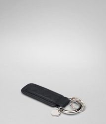 Key RingSmall Leather GoodsLeather, MetalBlack Bottega Veneta®