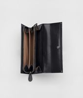 Bottega Veneta® Nero Setasettanta Leather Continental Wallet Bottega Veneta® Nero Setasettanta Leather Continental Wallet