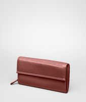 Bottega Veneta® Nero Setasettanta Leather Continental Wallet Bottega Veneta® Nero Setasettanta Leather Continental Wallet