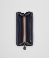 Bottega Veneta® Light Tourmaline Intrecciato VN Zip Around Wallet Bottega Veneta® Light Tourmaline Intrecciato VN Zip Around Wallet