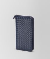 Bottega Veneta® Light Tourmaline Intrecciato VN Zip Around Wallet Bottega Veneta® Light Tourmaline Intrecciato VN Zip Around Wallet