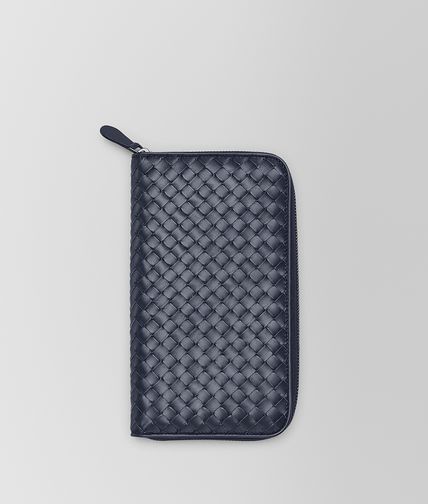 BOTTEGA VENETA - Light Tourmaline Intrecciato VN Zip Around Wallet