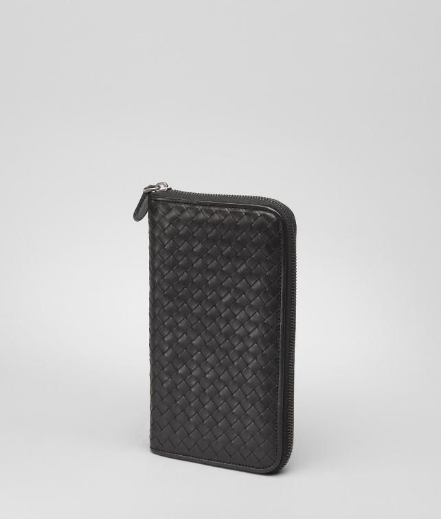 BOTTEGA VENETA ZIP AROUND WALLET IN LIGHT TOURMALINE INTRECCIATO VN Zip Around Wallet U fp