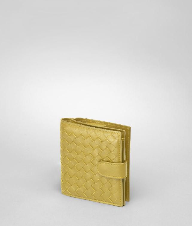 BOTTEGA VENETA Edoardo Intrecciato Nappa Bi-Fold Wallet Mini Wallet or Coin Purse D fp