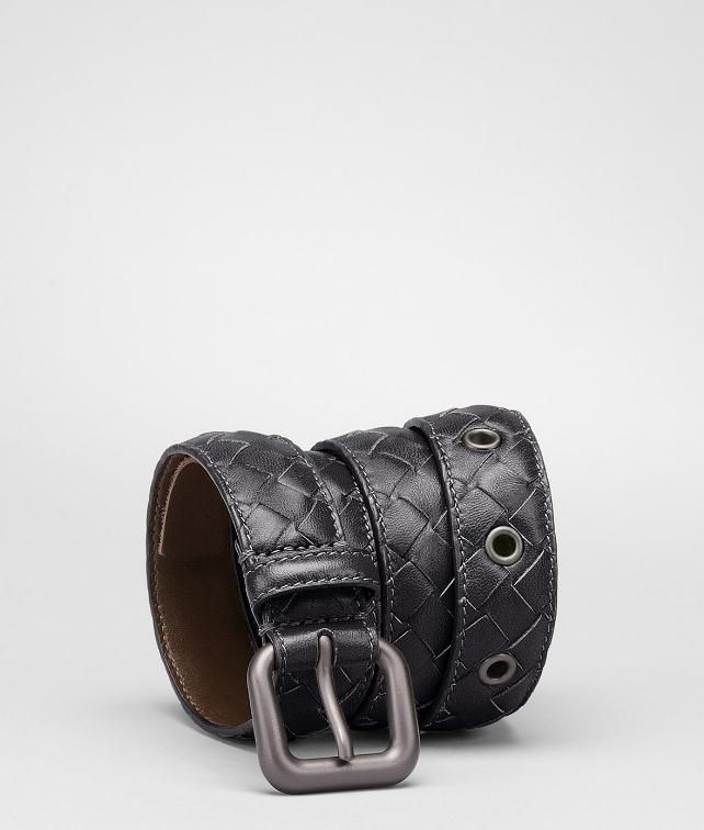 BOTTEGA VENETA Ebano Intrecciato Nappa Belt Belt D fp