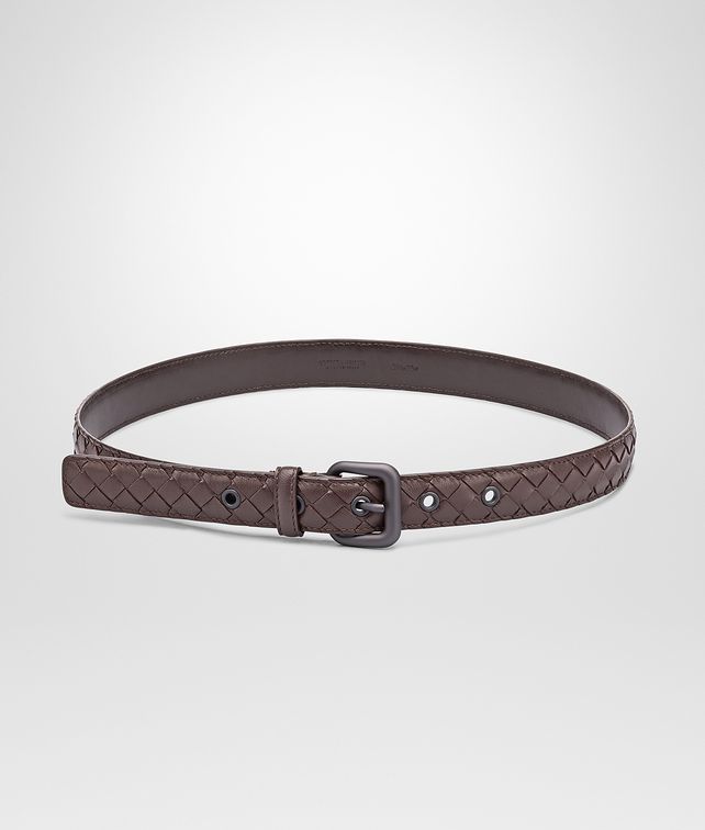 BOTTEGA VENETA Ebano Intrecciato Nappa Belt Belt D fp