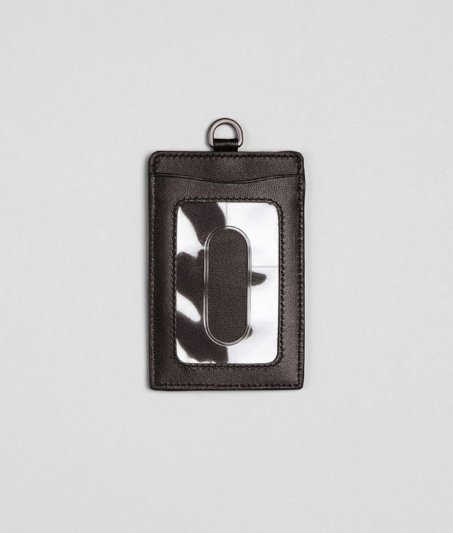 BOTTEGA VENETA Ebano Intrecciato Nappa Card Case Other Leather Accessory E fp