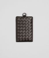 Bottega Veneta® Ebano Intrecciato Nappa Card Case Bottega Veneta® Ebano Intrecciato Nappa Card Case