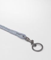 Bottega Veneta® Krim Intrecciato Nappa Key Ring Bottega Veneta® Krim Intrecciato Nappa Key Ring