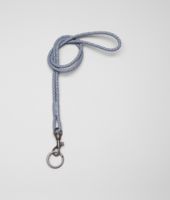 Bottega Veneta® Krim Intrecciato Nappa Key Ring Bottega Veneta® Krim Intrecciato Nappa Key Ring