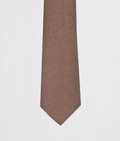 Bottega Veneta® Dark Edoardo Wool Silk Tie Bottega Veneta® Dark Edoardo Wool Silk Tie