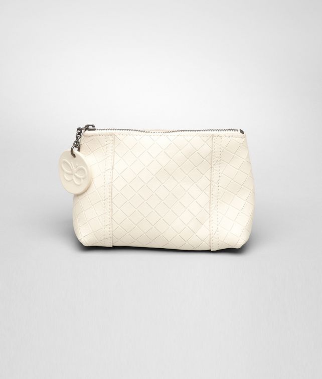 BOTTEGA VENETA Antique Intrecciomirage Cosmetic Case Other Leather Accessory D fp