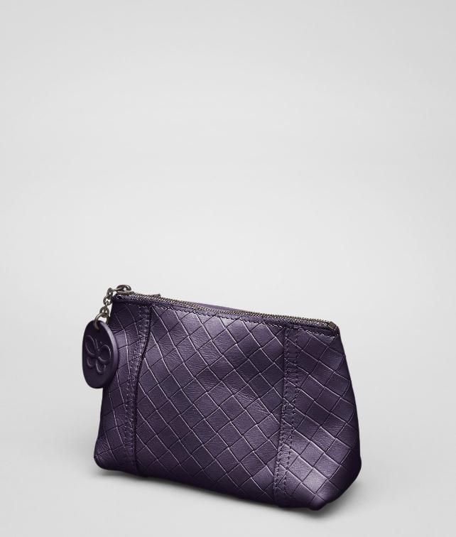 BOTTEGA VENETA Antique Intrecciomirage Cosmetic Case Other Leather Accessory D fp