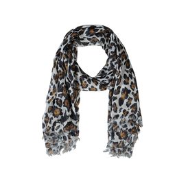 STELLA McCARTNEY, Scarf, Leopard Print Silk Mix Scarf 