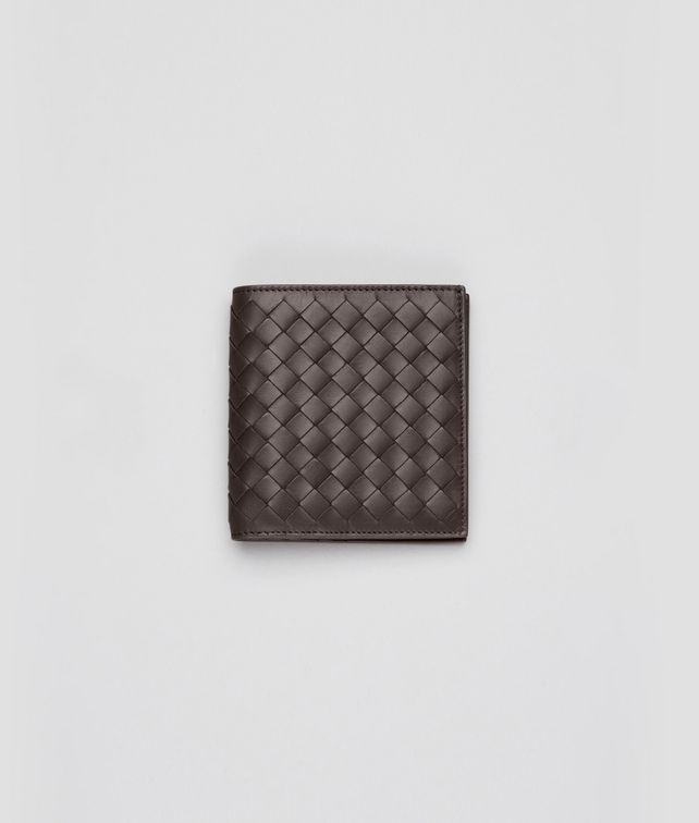 BOTTEGA VENETA Ebano Intrecciato VN Wallet Bi-fold Wallet U fp