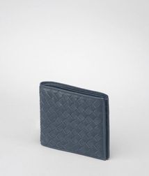 WalletSmall Leather GoodsLambskinBlue Bottega Veneta®