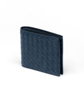 Bottega Veneta® Portemonnaie aus VN-Leder Intrecciato Celeste Bottega Veneta® Portemonnaie aus VN-Leder Intrecciato Celeste