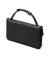 Bottega Veneta® Nero Intrecciato VN Travel Document Case Bottega Veneta® Nero Intrecciato VN Travel Document Case