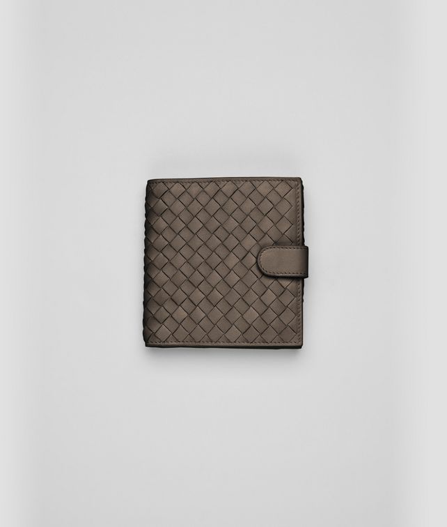 BOTTEGA VENETA Edoardo Intrecciato Nappa French Flap Wallet Continental Wallet D fp