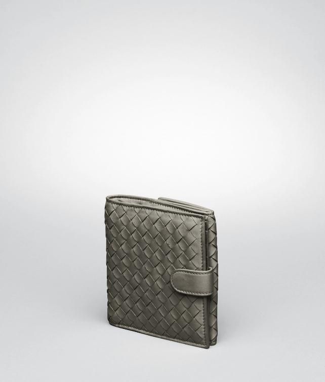 BOTTEGA VENETA Edoardo Intrecciato Nappa French Flap Wallet Continental Wallet D fp